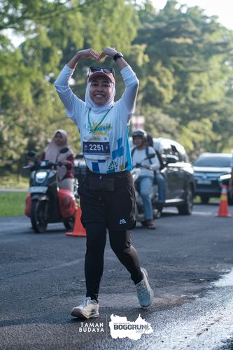 Race photo from Taman Budaya x BOGORUN 2025
