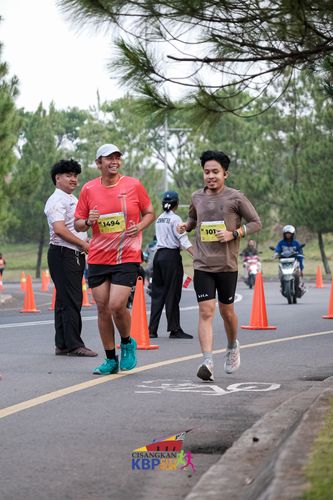 Race photo from CISANGKAN KBP CITY RUN 2025