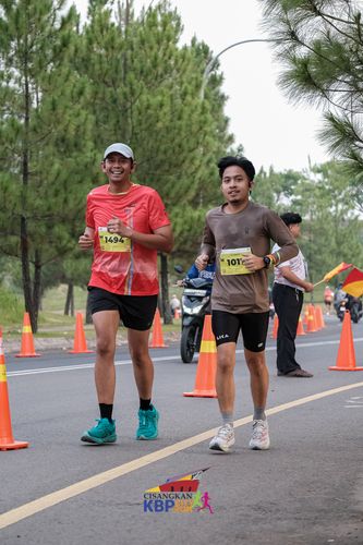 Race photo from CISANGKAN KBP CITY RUN 2025