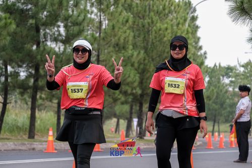 Race photo from CISANGKAN KBP CITY RUN 2025