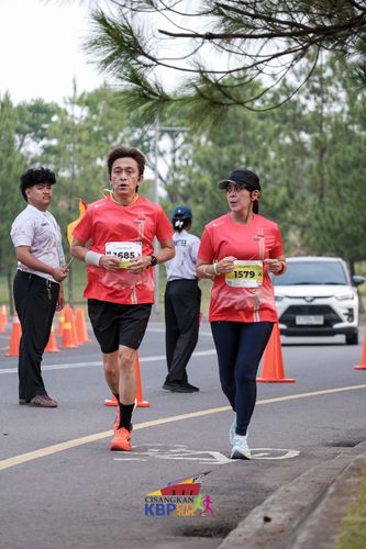 Race photo from CISANGKAN KBP CITY RUN 2025