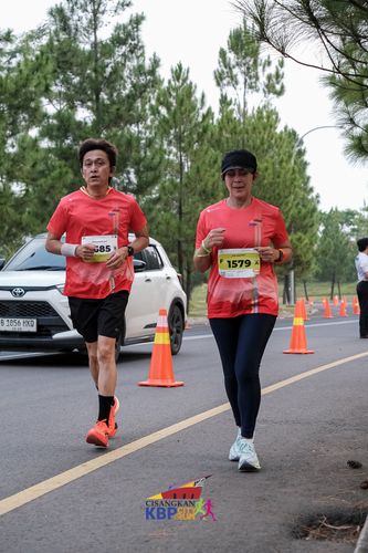 Race photo from CISANGKAN KBP CITY RUN 2025