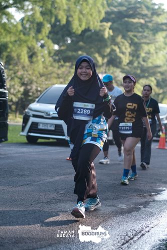 Race photo from Taman Budaya x BOGORUN 2025