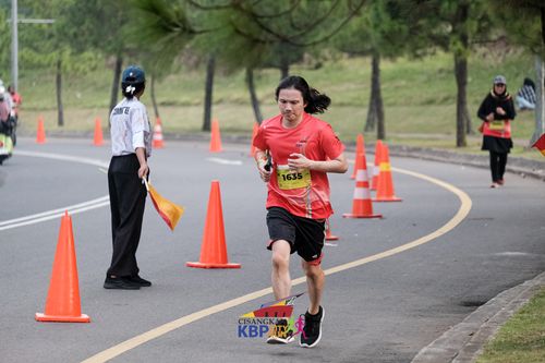 Race photo from CISANGKAN KBP CITY RUN 2025