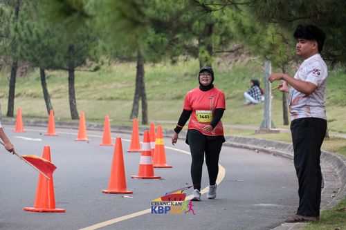 Race photo from CISANGKAN KBP CITY RUN 2025