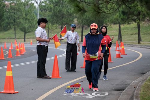 Race photo from CISANGKAN KBP CITY RUN 2025
