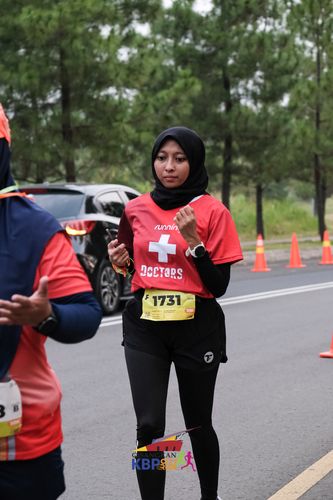 Race photo from CISANGKAN KBP CITY RUN 2025