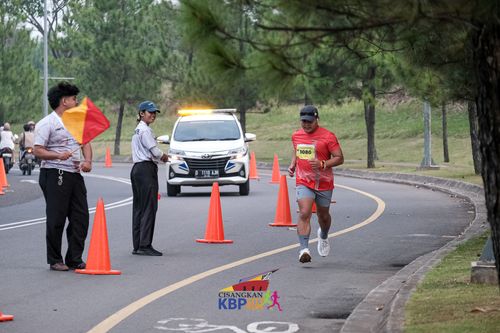 Race photo from CISANGKAN KBP CITY RUN 2025