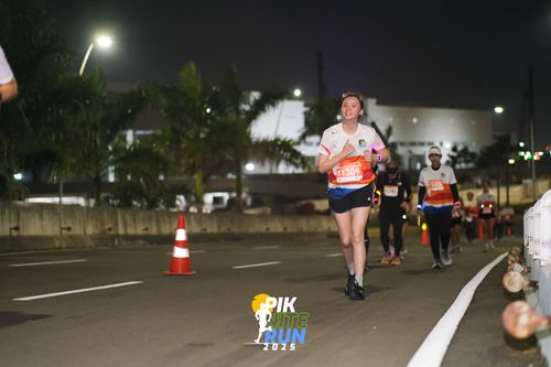 Race photo from PIK NITE RUN 2025