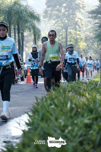 Race photo from Taman Budaya x BOGORUN 2025