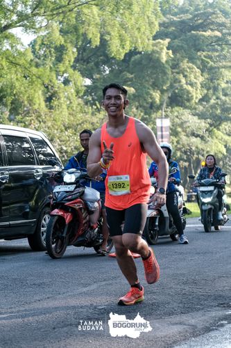 Race photo from Taman Budaya x BOGORUN 2025