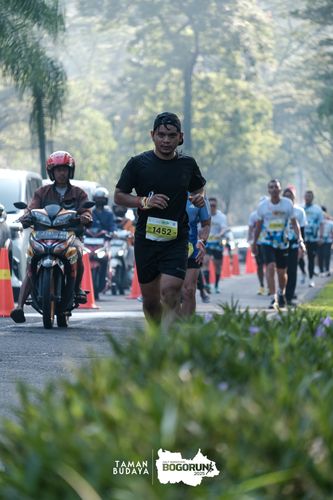 Race photo from Taman Budaya x BOGORUN 2025