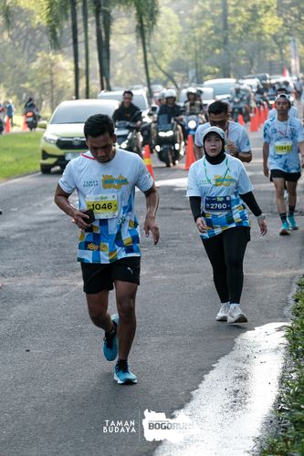 Race photo from Taman Budaya x BOGORUN 2025