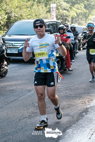 Race photo from Taman Budaya x BOGORUN 2025