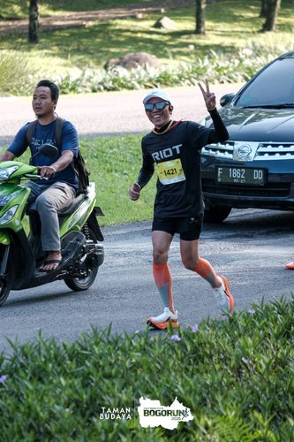 Race photo from Taman Budaya x BOGORUN 2025
