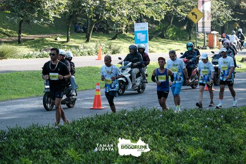 Race photo from Taman Budaya x BOGORUN 2025