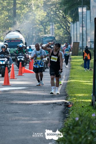 Race photo from Taman Budaya x BOGORUN 2025
