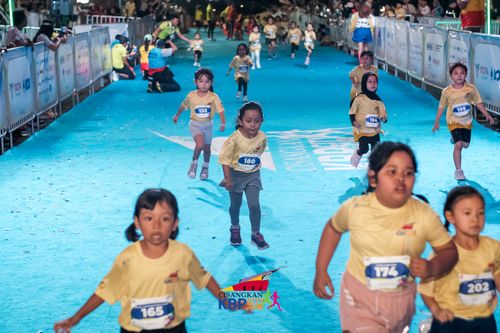 Race photo from CISANGKAN KBP CITY RUN 2025