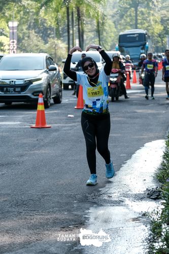 Race photo from Taman Budaya x BOGORUN 2025