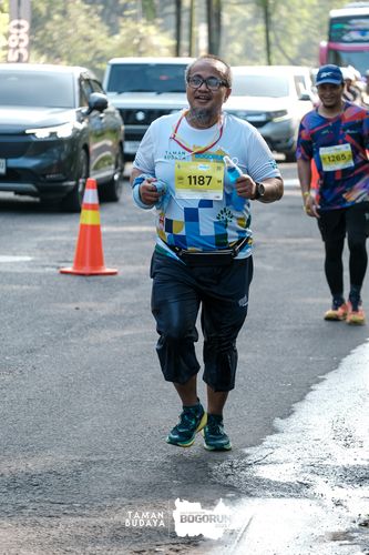 Race photo from Taman Budaya x BOGORUN 2025
