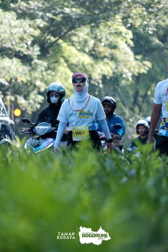 Race photo from Taman Budaya x BOGORUN 2025
