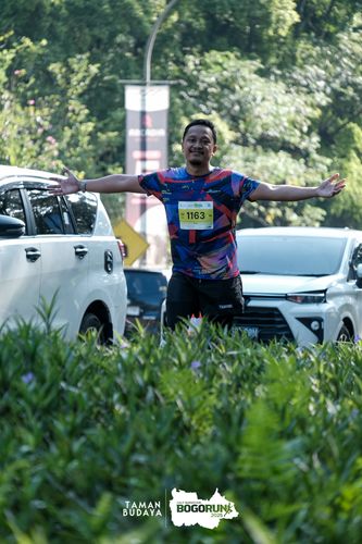 Race photo from Taman Budaya x BOGORUN 2025