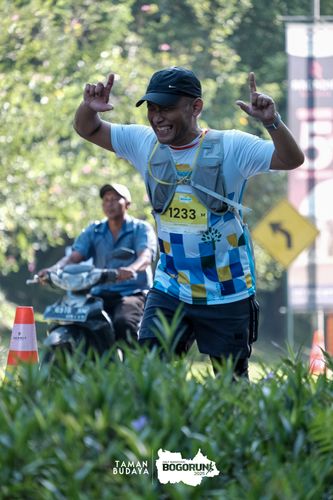 Race photo from Taman Budaya x BOGORUN 2025