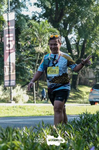 Race photo from Taman Budaya x BOGORUN 2025