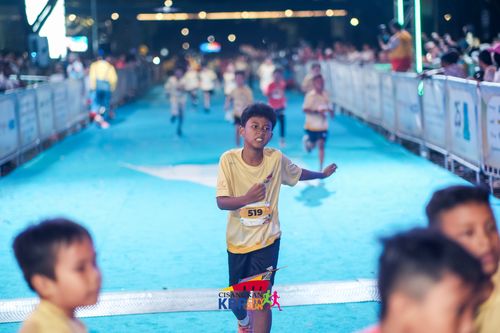 Race photo from CISANGKAN KBP CITY RUN 2025