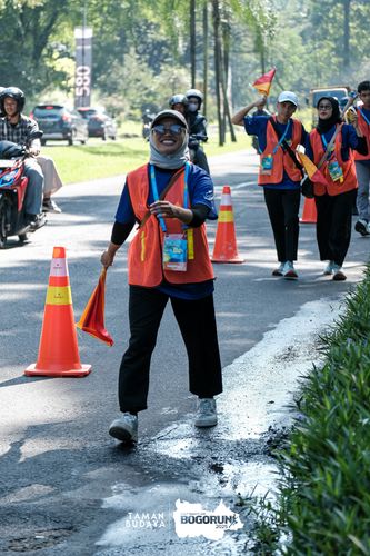 Race photo from Taman Budaya x BOGORUN 2025