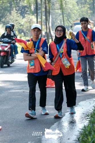 Race photo from Taman Budaya x BOGORUN 2025
