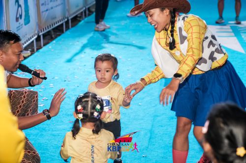 Race photo from CISANGKAN KBP CITY RUN 2025