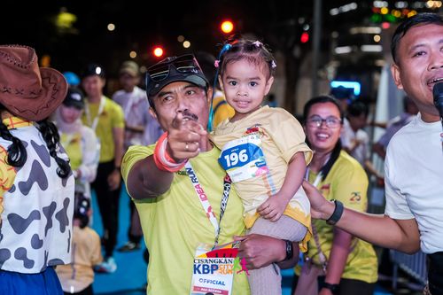 Race photo from CISANGKAN KBP CITY RUN 2025