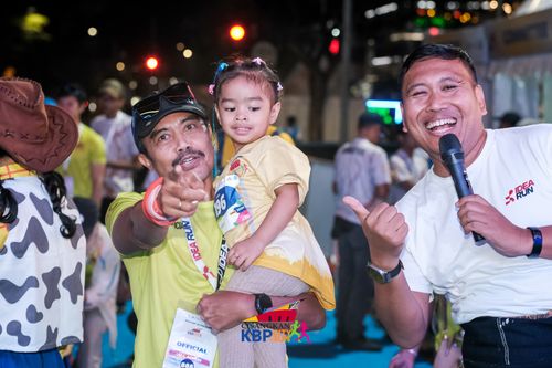 Race photo from CISANGKAN KBP CITY RUN 2025
