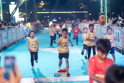 Race photo from CISANGKAN KBP CITY RUN 2025