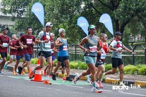 Race photo from Nu Skin Run 10K