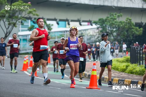 Race photo from Nu Skin Run 10K