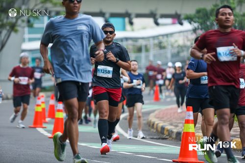 Race photo from Nu Skin Run 10K