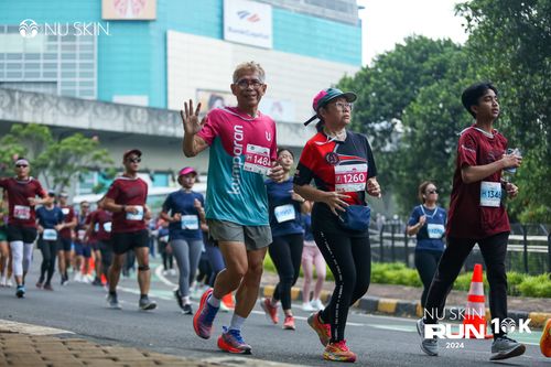 Race photo from Nu Skin Run 10K