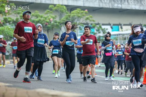 Race photo from Nu Skin Run 10K