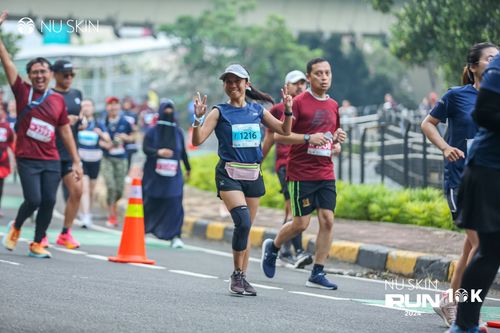 Race photo from Nu Skin Run 10K