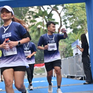 Race photo from KEMLU RUN 2026