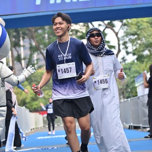 Race photo from KEMLU RUN 2026