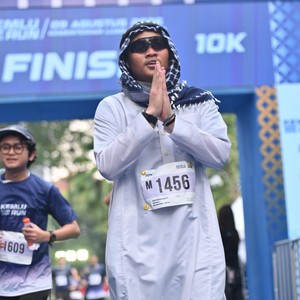 Race photo from KEMLU RUN 2026