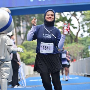 Race photo from KEMLU RUN 2026