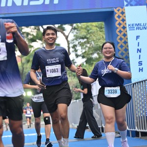 Race photo from KEMLU RUN 2026