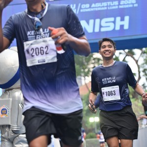 Race photo from KEMLU RUN 2026