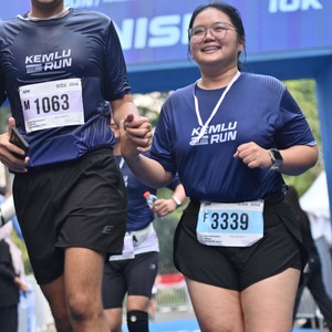 Race photo from KEMLU RUN 2026