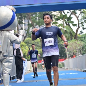 Race photo from KEMLU RUN 2026
