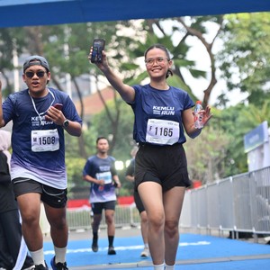 Race photo from KEMLU RUN 2026